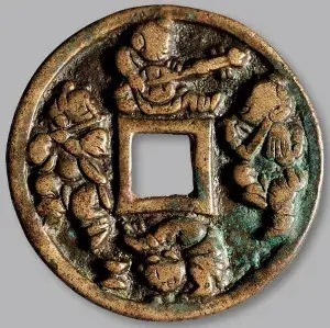 Huren playing musical instruments, dancing, and doing acrobatics (胡人乐舞杂伎) - Artxun