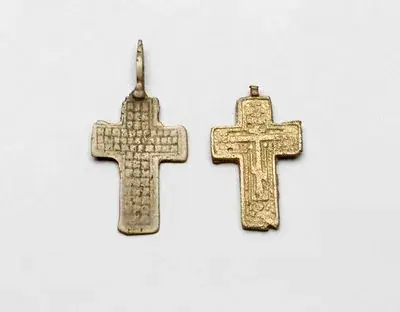 Cross amulet from Russia