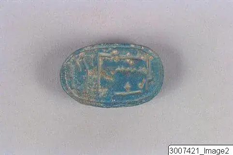 Scarab, jewellery, skarabé amulet from Sudan