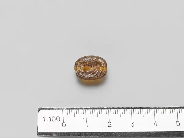 Glass scarab