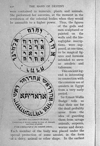 Sacred Talisman with divine names to cure diseases, 16th c.