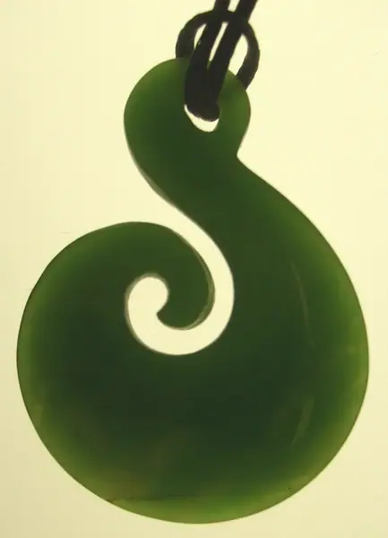 Pounamu Hei matau pendant 3