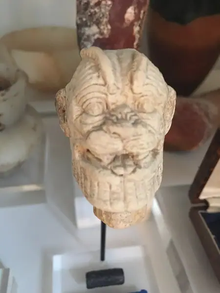 Neo-Assyrian head of Pazuzu c600-700 BCE. Eltringham Collection