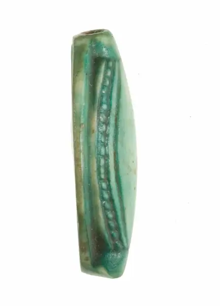 Cowroid Seal Amulet Inscribed with a Decorative Pattern