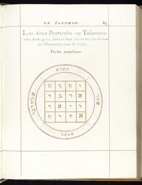 Les Clavicules de Salomon