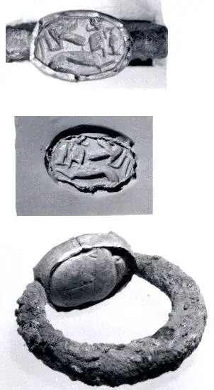 Ring with scarab