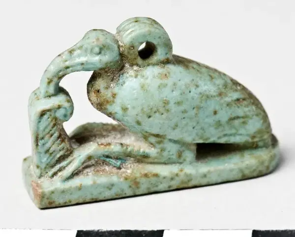 Ibis, maat, jewellery amulet from Egypt