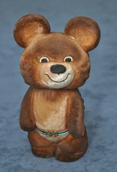 Mascot in Misha, Moscow 80
