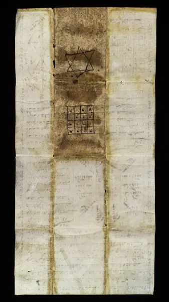 Cabbalistic amulet the safe pregnancy, 18th c.