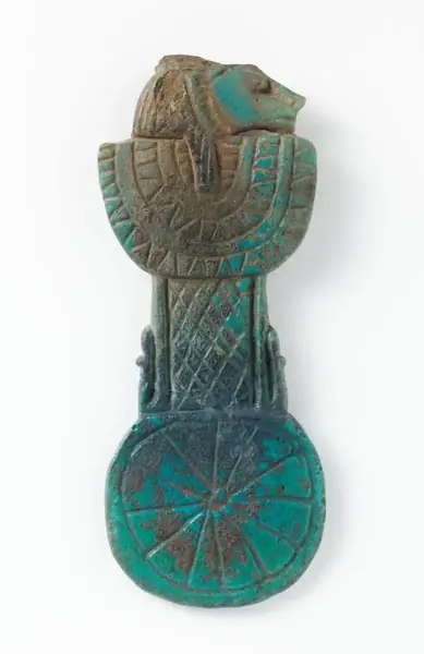 Amulett, gudinnen Sekhmet [Del av gjenstand]
