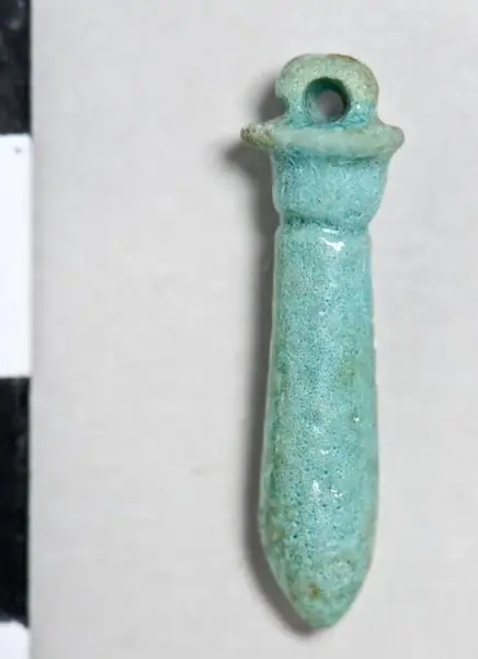 Sceptre, jewellery, wadj pillar, wadj-pelare amulet from Egypt