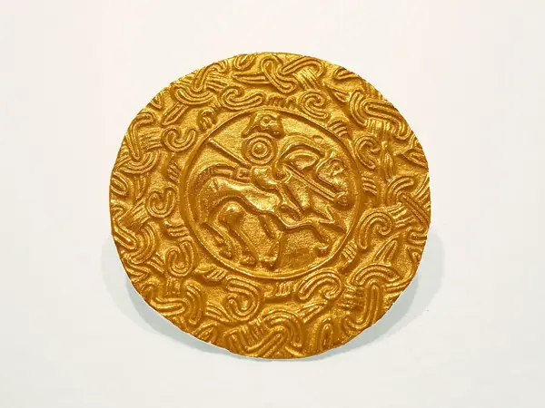 Lombard gold bracteate from Cividale, Italy