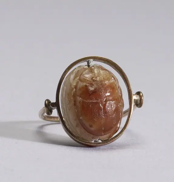 Scarab Carved in Intaglio with a Pig-Man