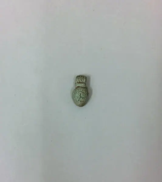 Heart amulet, blue-green glazed composition, Saft el-Henna, Egypt, Late Period
