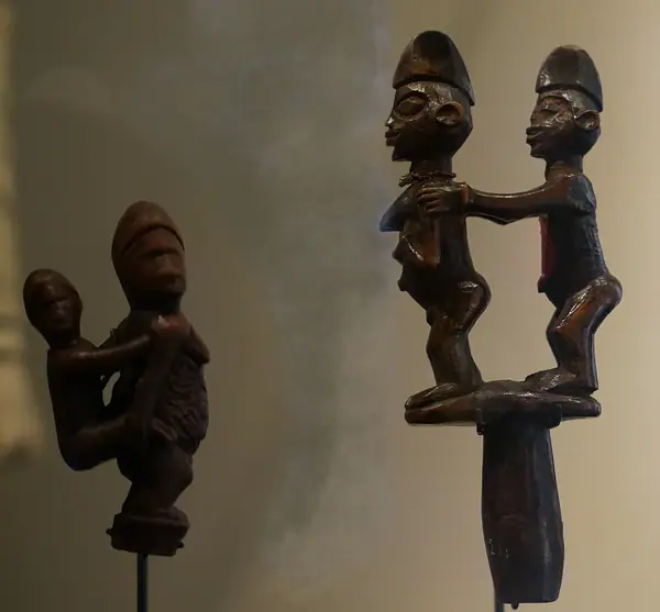 RDC amulette couple Kongo