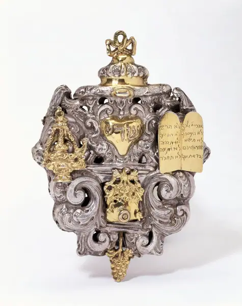 Jewish amulet, silver