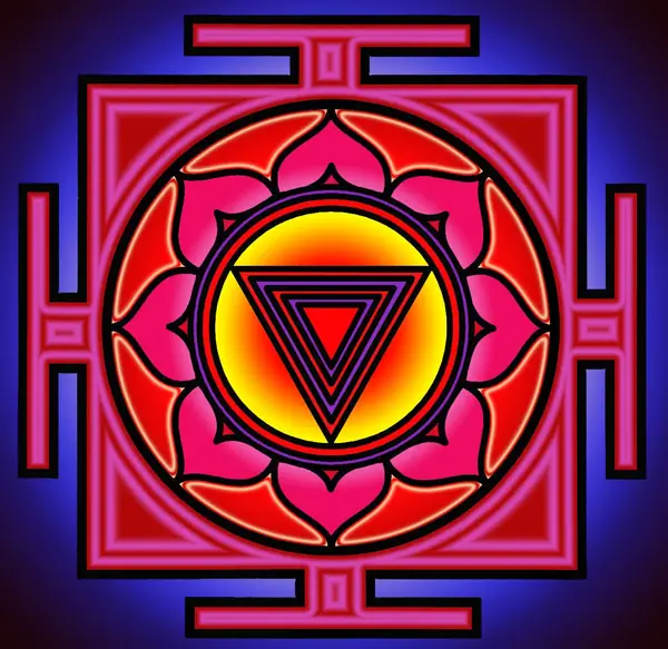 Kali yantra color