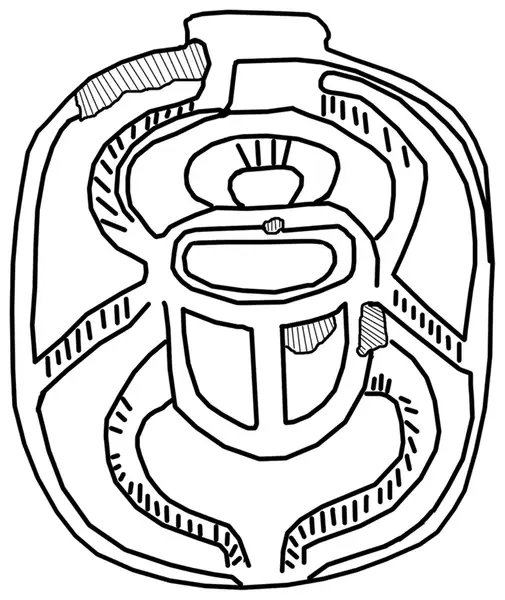 Heart Scarab with Deceased Adoring Osiris