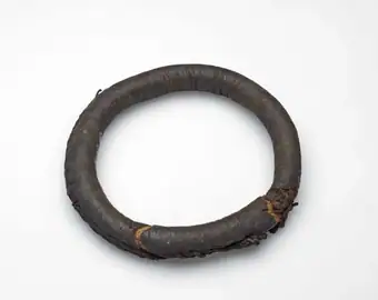 Leather bracelet for protection and defence