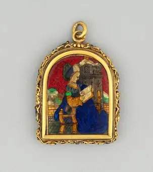 Reliquary Pendant of Saint Barbara