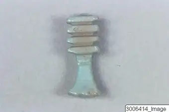 Jewellery, djed pillar, djed-pelare amulet from Egypt
