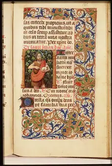St. John the Baptist holding the Lamb of God (Agnus Dei)