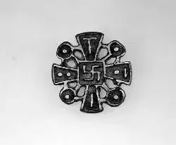 Cross-shaped amulet