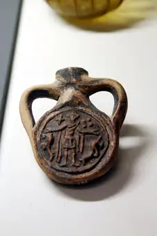 Saint Menas flask (5-6th-century AD) - Musei Civici Eremitani - Padua 2016