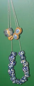 Eyebeads from Pichvnari, Batumi museum