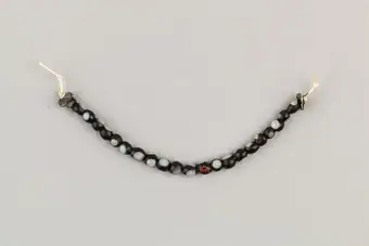 String of 22 eyed beads