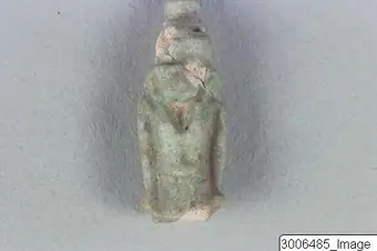 Jewellery, fragment, horus amulet from Egypt