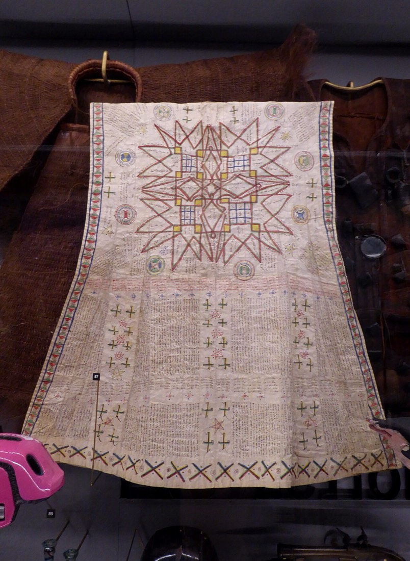 An Algerian amuletic shirt