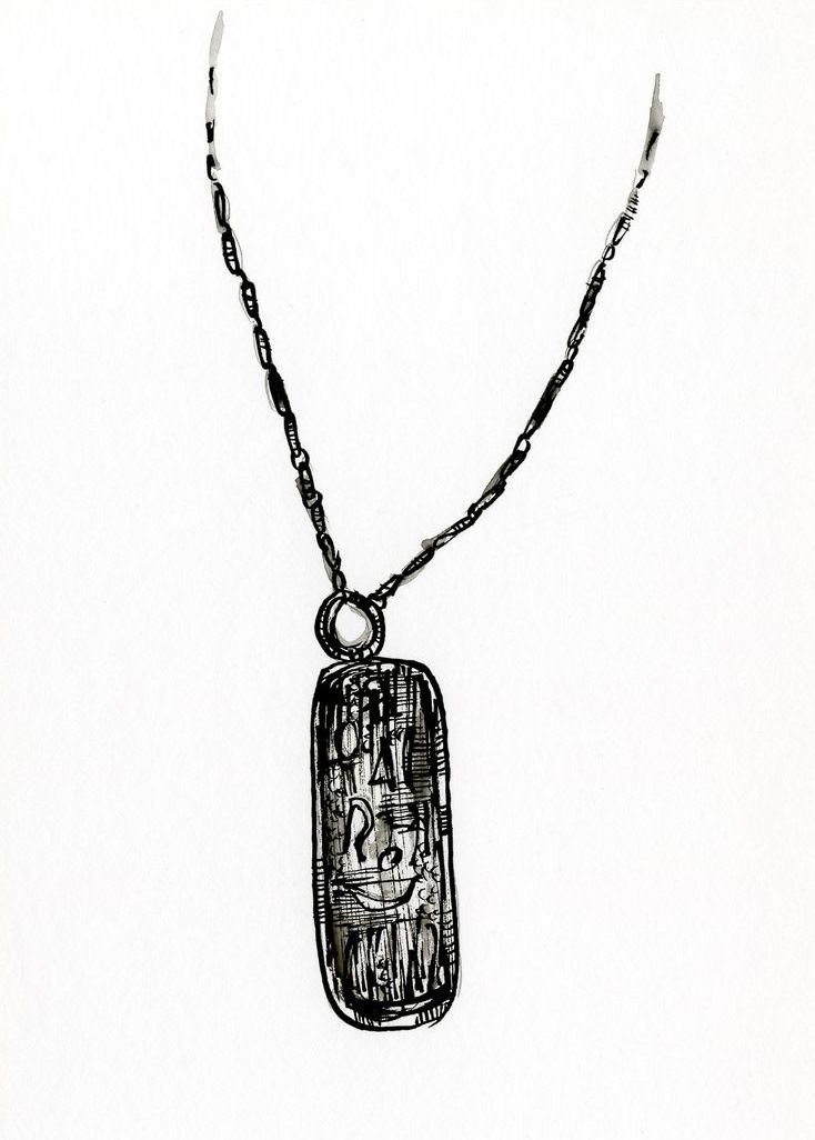 An amulet on its chain