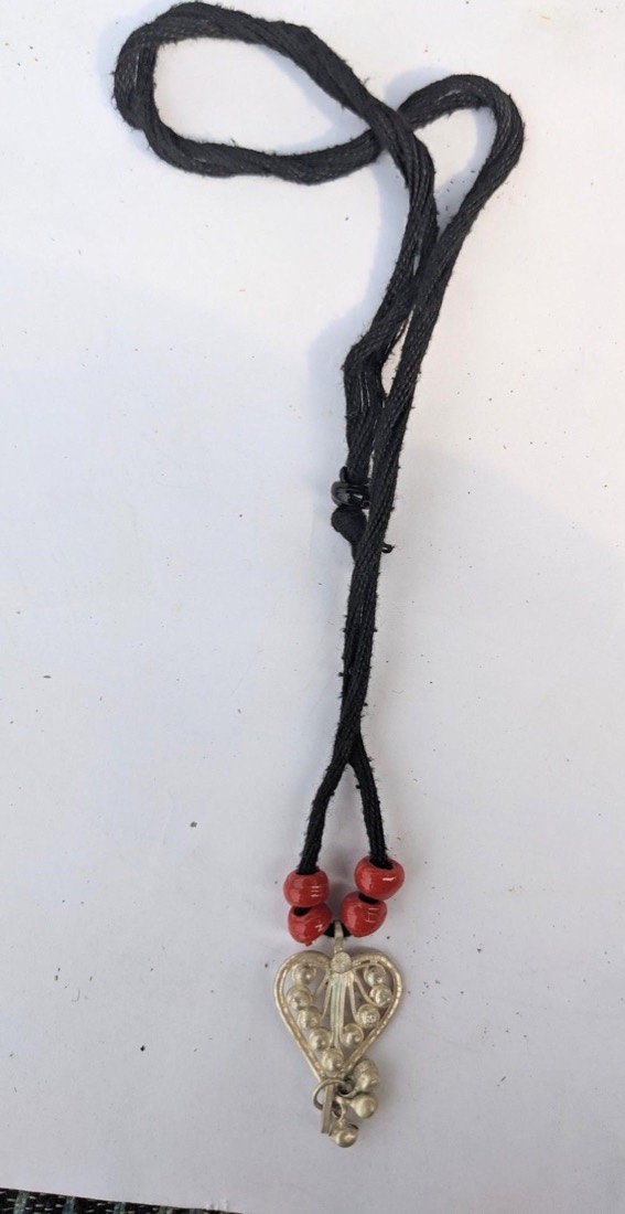 A Santali amulet necklace