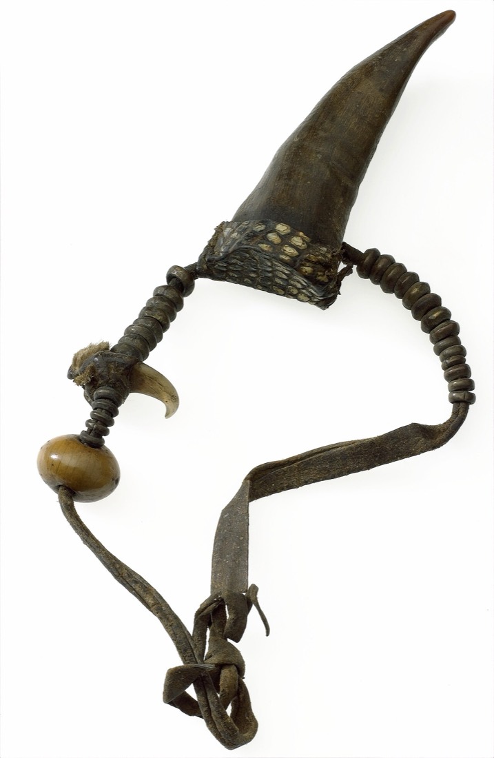 A West African amulet necklace