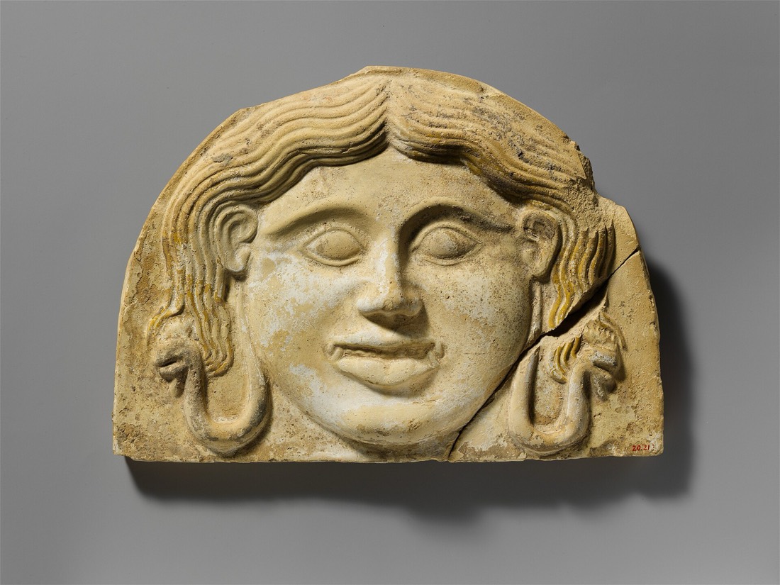Terracotta gorgoneion antefix