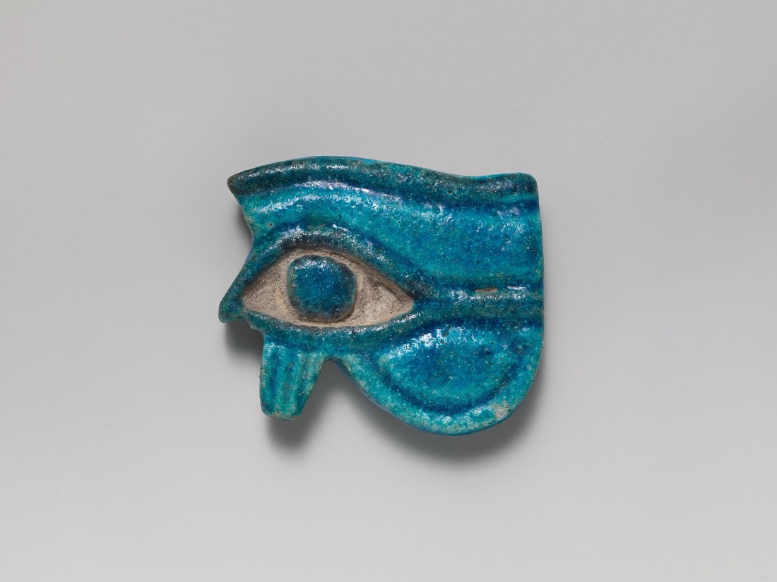 Faience wedjat eye
