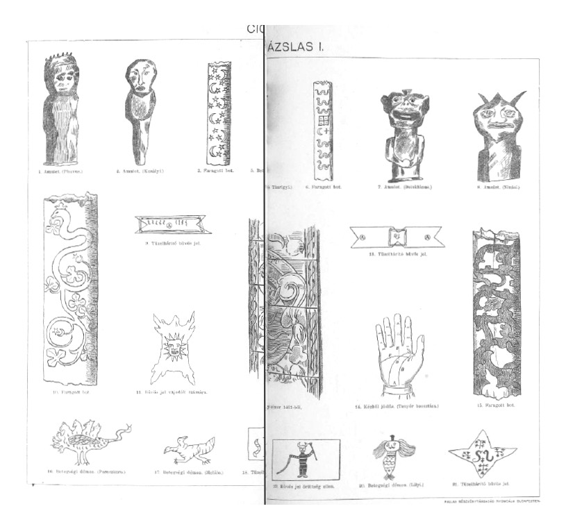 Magical symbols recorded in 1894